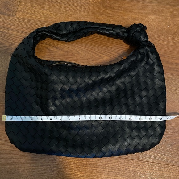 Black Woven “Vanessa” Hobo by Urban Expressions - Picture 7 of 10